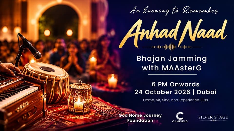 Anhad Naad - Bhajan Jamming with MAAsterG in Dubai