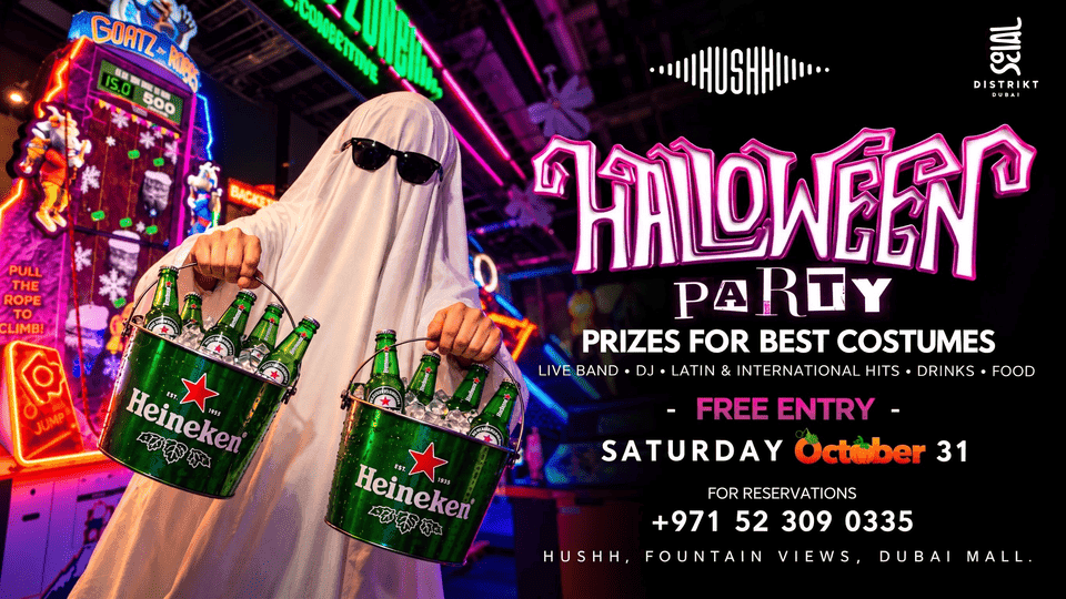 Halloween party by HUSH