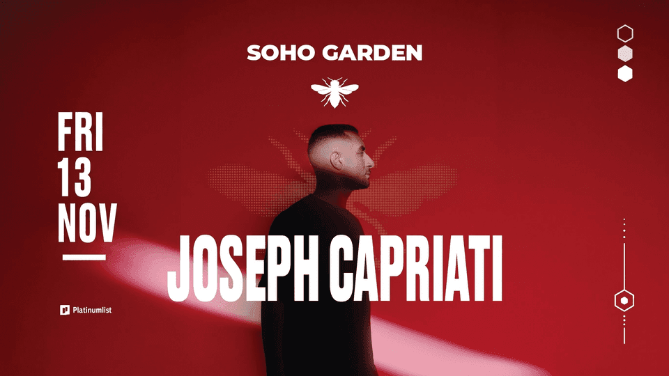 Joseph Capriati at Soho Garden Meydan - Dubai